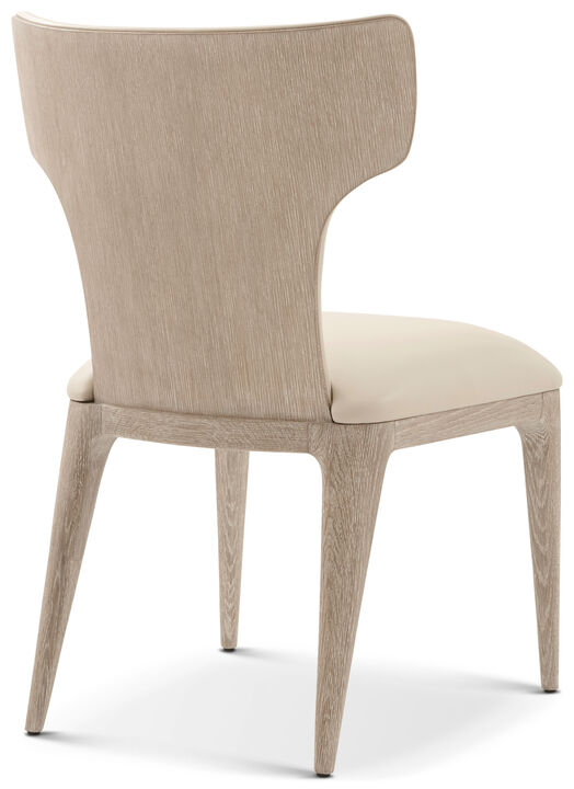 Repose Upholstered Dine SC II in Grey Oak